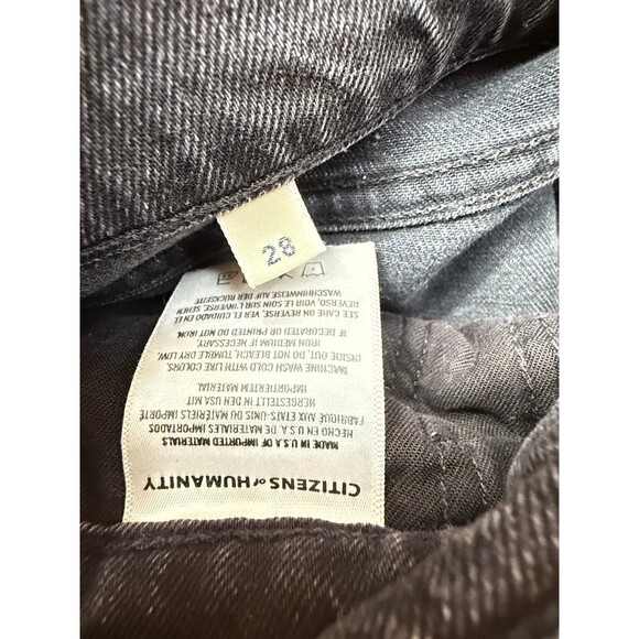 Citizens of Humanity Grey Olivia High Rise Slim Ankle Butten Fly Jeans 28 - Picture 6 of 12